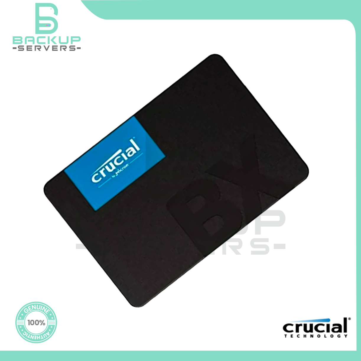 CT1000BX500SSD1 Crucial BX500 1TB 3D NAND 6Gbps SATA 2.5 Internal